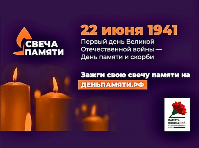 Онлайн-акция «Свеча памяти»! Онлайн-акция «Свеча памяти»!.